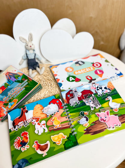 "Viso pasaulio gyvūnai" lavinamoji knygelė