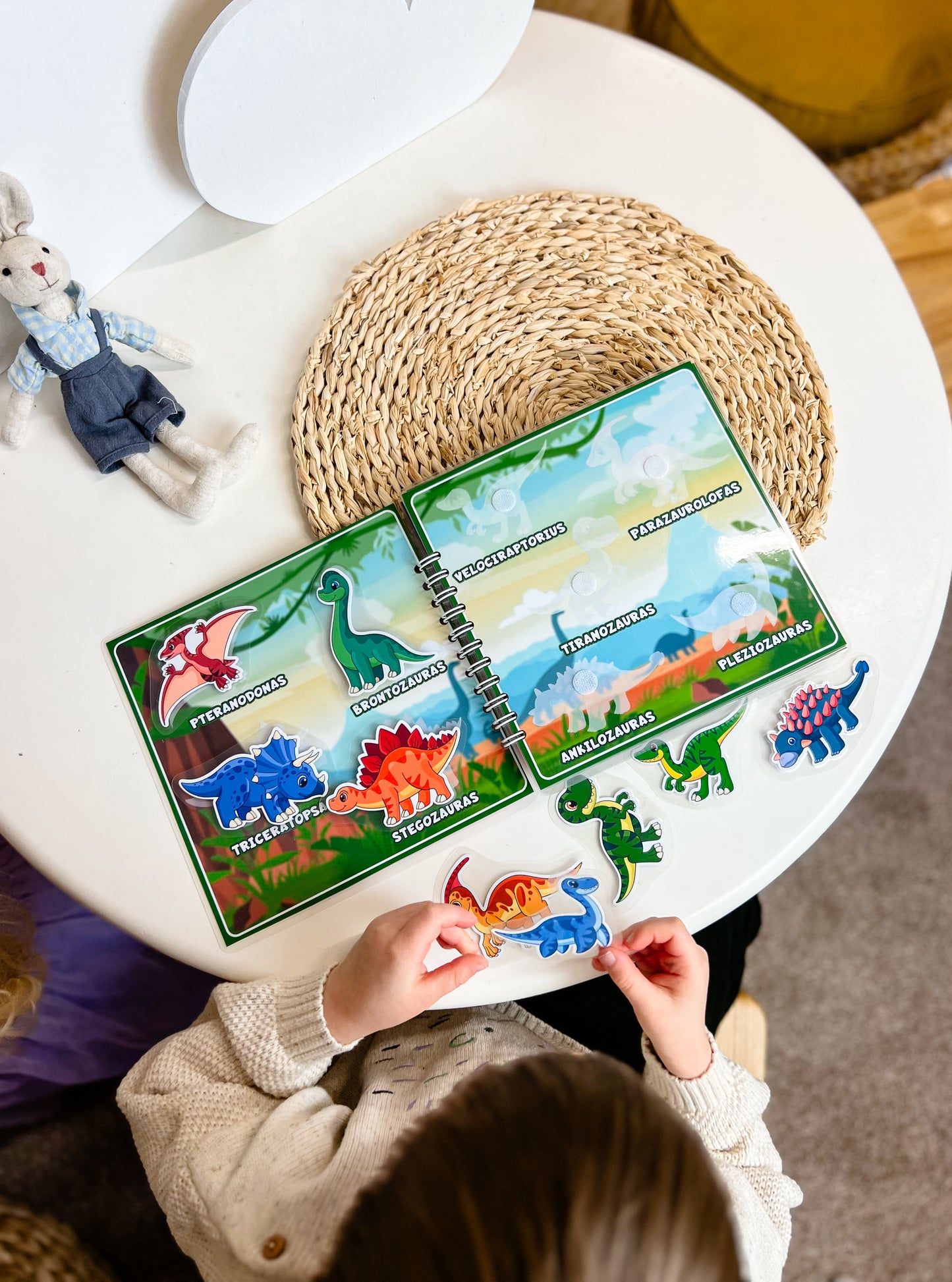 "Dinozaurai" lavinamoji knygelė