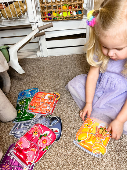 "Spalvotieji stiklainiai" lavinamoji knygelė