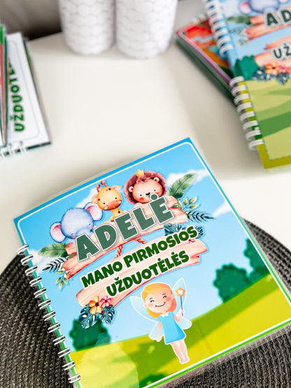 "Mano pirmosios užduotėlės" lavinamoji knygelė