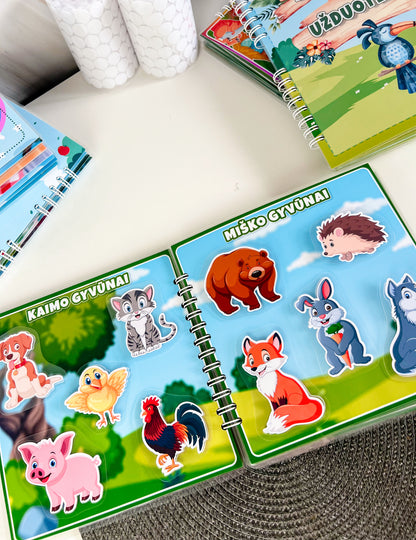 "Mano pirmosios užduotėlės" lavinamoji knygelė