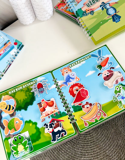 "Mano pirmosios užduotėlės" lavinamoji knygelė