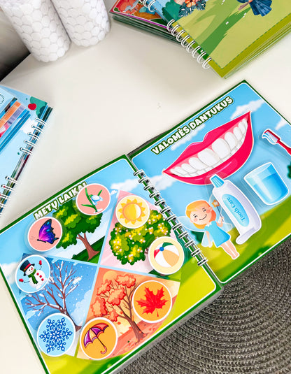 "Mano pirmosios užduotėlės" lavinamoji knygelė