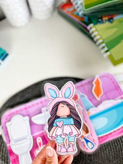 "Rožinio zuikio nuotykiai" knygelė